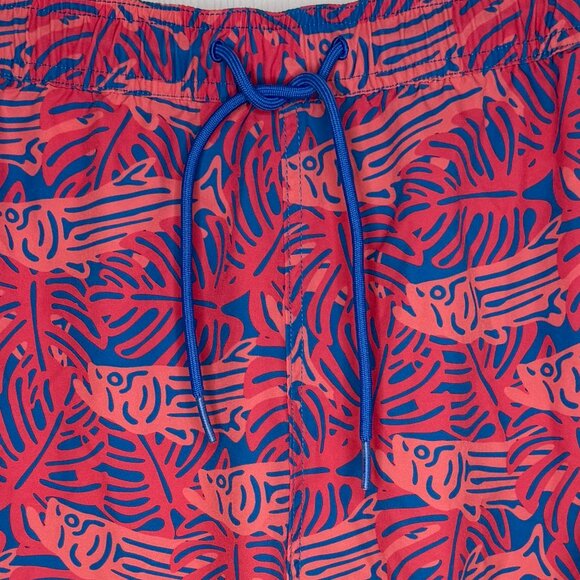 Vineyard Vines Marlin & Coral Chappy Swim Trunks 7” Size XXL - Picture 2 of 6